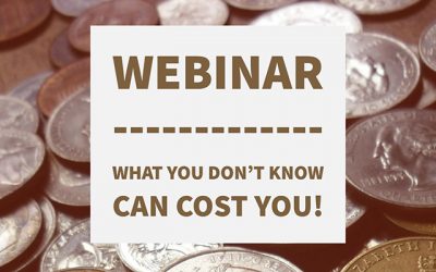 Webinar: HIPAA – What you don’t know can cost you!