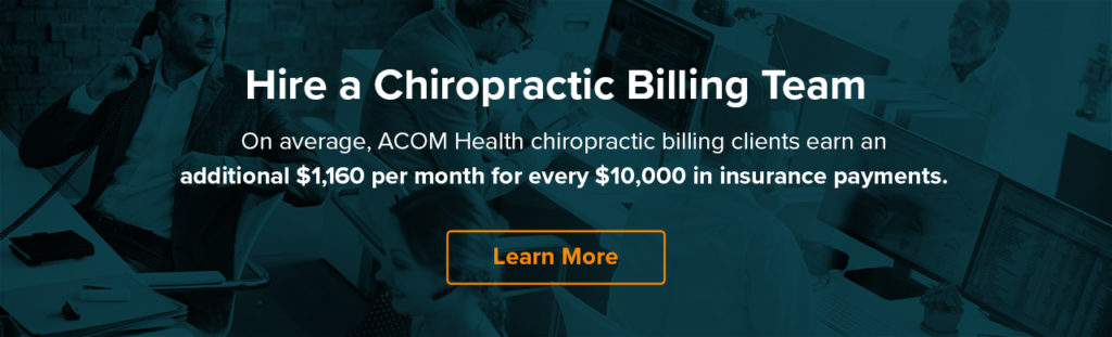 Chiropractic Billing Guide For 2020 | Tips And Advice | ACOM Health